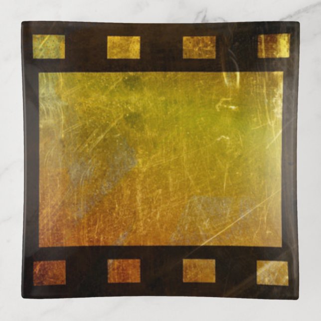 Vintage movie reel film  trinket tray (Front)