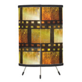 Vintage movie reel film tripod lamp (Back)