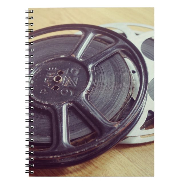 Vintage Movie Reel Notebook (Front)