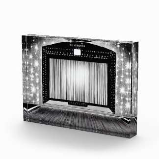 Vintage Movie Theater Photo Block