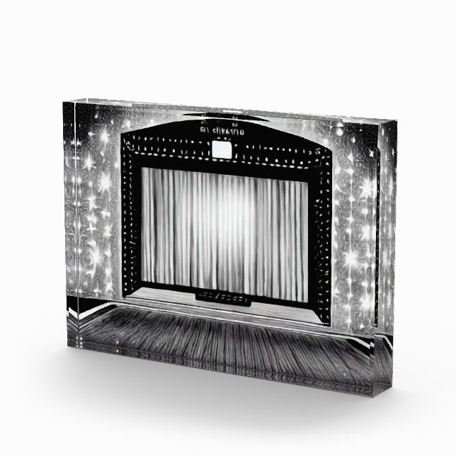 Vintage Movie Theater Photo Block (Right)