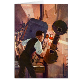 Vintage Movie Theater Projectionist Film Camera Cards