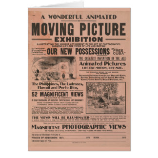 Vintage Moving Picture Exhibition Cards