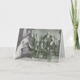 Vintage Mozart Symphony Club Photo Note Card