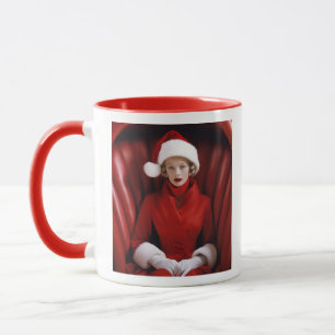 Vintage Mrs Claus Mug