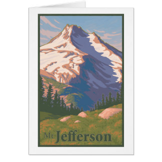Vintage Mt. Jefferson Card