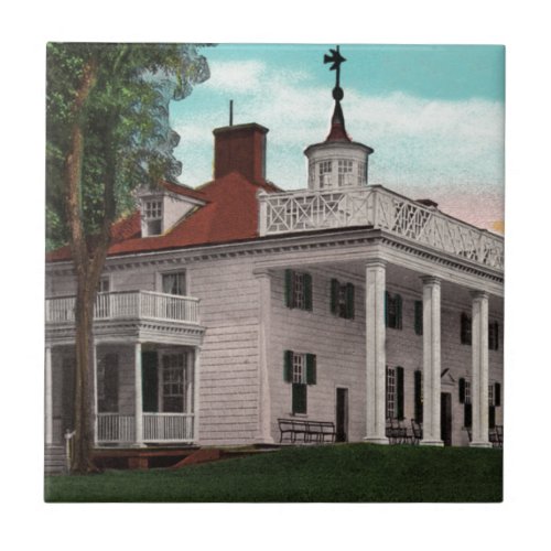 Vintage Mt Vernon Ceramic Tile