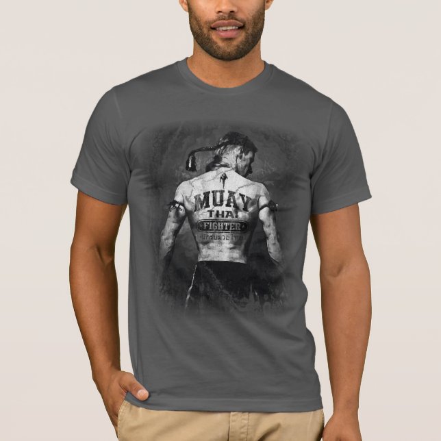 Vintage Muay Thai Fighter T-Shirt (Front)
