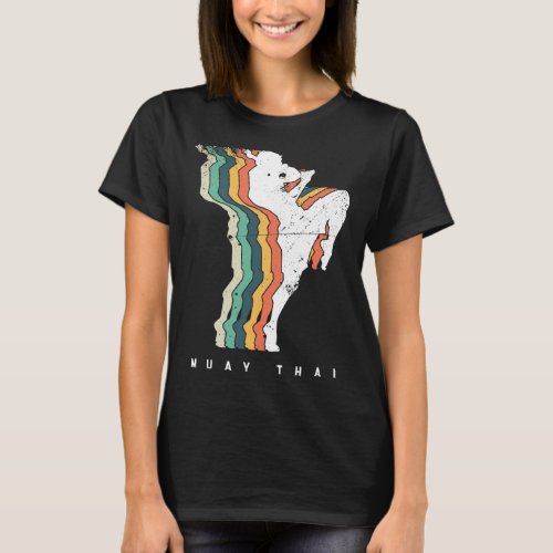 Vintage Muay Thai Fighter Thailand Boxing Mma Mart T-Shirt