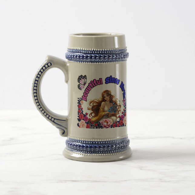 Vintage Mug Born Beauty (Left)