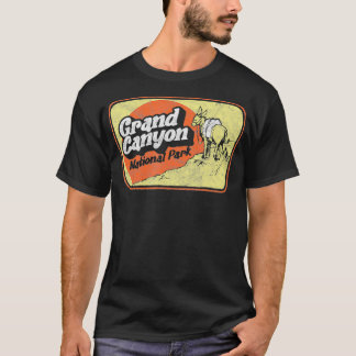 Vintage Mule Grand Canyon National Park Donkey Dis T-Shirt