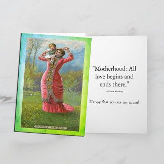 Vintage Mum Sunny Hours Mother's Day Card