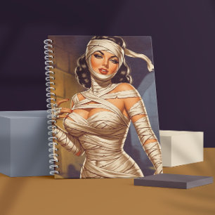 Vintage Mummy Pin-up Notebook