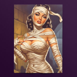 Vintage Mummy Pin-up Tissue Paper