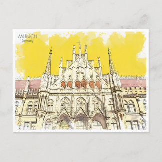 Vintage Munich Munchen Germany  Postcard