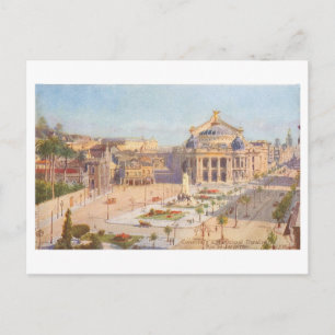 Vintage Municipal Theatre, Rio de Janeiro, Brazil Postcard