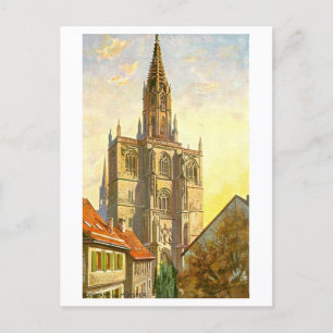 Vintage Munster in Konstanz, Germany Postcard