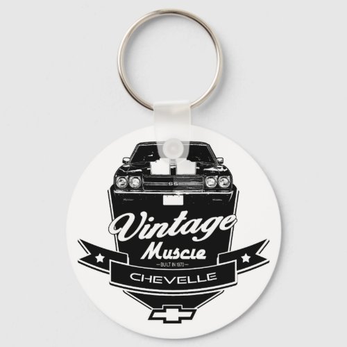 Vintage Muscle Chevelle Keychain