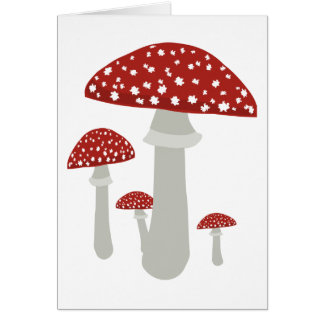Vintage Mushroom Cards