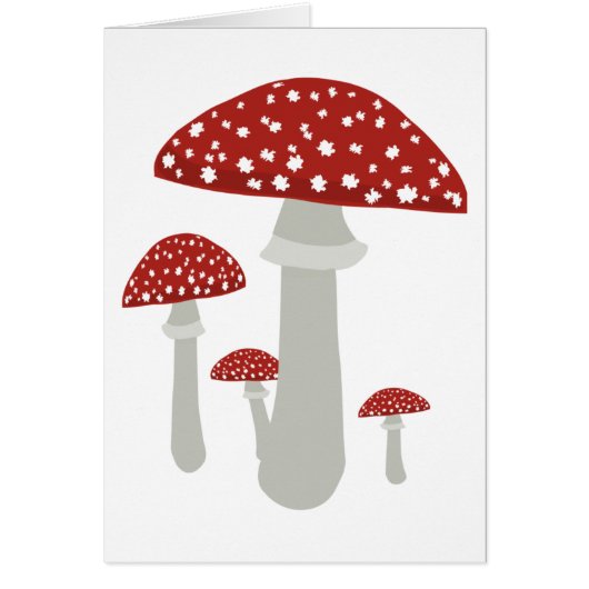 Vintage Mushroom Cards (Front)