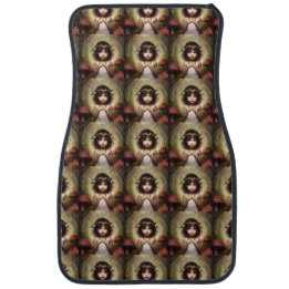 vintage mushroom fairy lilly automobile car floor mat