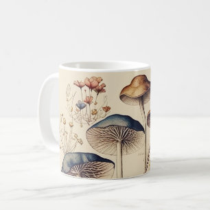 Vintage Mushroom Naturalist Coffee Mug