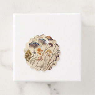 Vintage Mushroom Naturalist Favor Tags