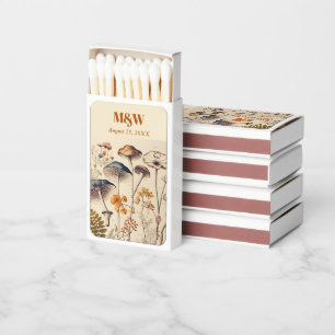 Vintage Mushroom Naturalist Matchboxes