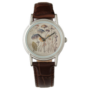 Vintage Mushroom Naturalist Watch