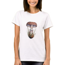 Vintage Mushroom Print Fly Amanita