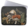 Vintage mushroom with wild flower  laptop sleeve