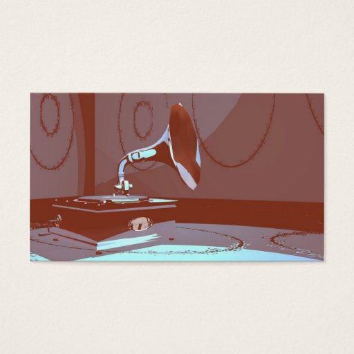 Customizable VINTAGE MUSIC BUSINESS CARDS