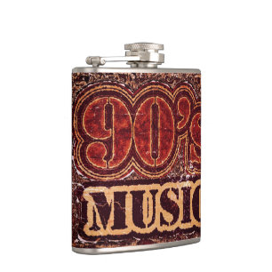 Vintage Music 90's Flask