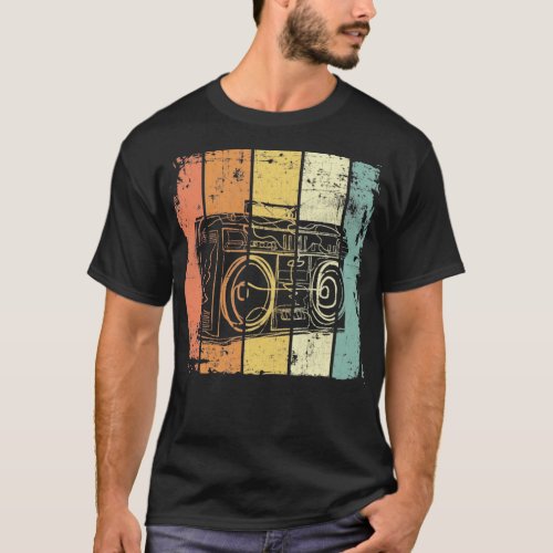Vintage Music Box Radio  T_Shirt