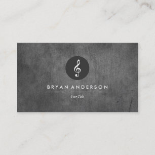 Vintage Music Business Card