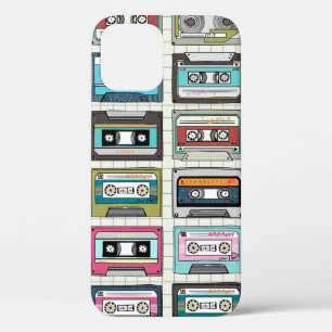 Vintage music cassette design iPhone 12 case
