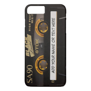 Vintage Music Cassette Tape Look iPhone 8 Plus/7 Plus Case