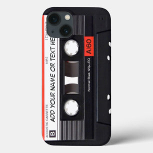 Vintage Music Cassette Tape Look iPhone 13 Case