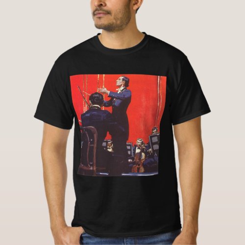 Vintage Music Conducting an Orchestra T_Shirt