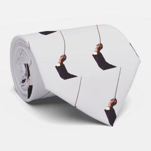 Vintage Music, Conductor's Hand Holding a Baton Neck Tie