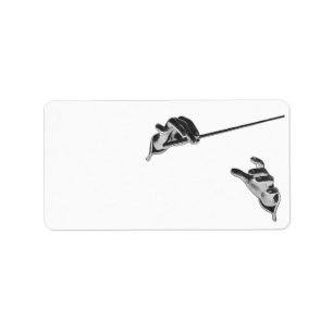 Vintage Music, Conductor's Hands with a Baton Label