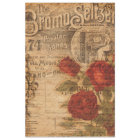 Vintage Music Cover & Rose Shabby Chic Decoupage