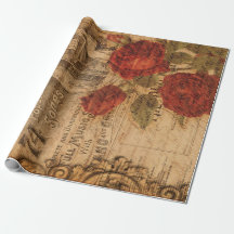 Vintage Music Cover & Rose Shabby Chic