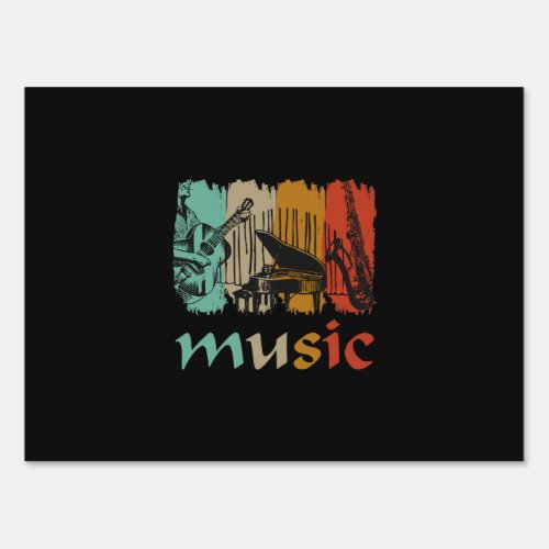 Vintage Music Design Sign