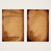 Vintage Music Earring Holder Jewelry Display (Front & Back)