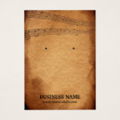 Vintage Music Earring Holder Jewelry Display (Front)