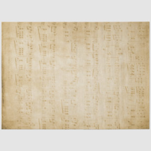 Vintage music inspired Tissue Paper