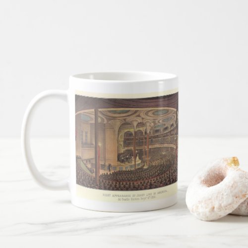 Vintage Music Jenny Lind Swedish Opera Singer Coffee Mug