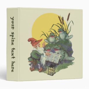 Vintage Music Magazine Cover Art, Etude Frog Choir 3 Ring Binder