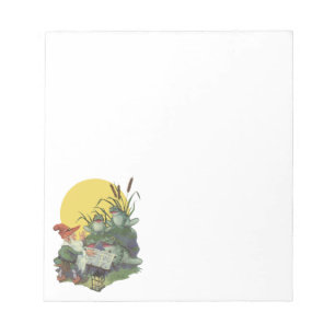 Vintage Music Magazine Cover Art, Etude Frog Choir Notepad